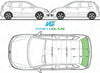 Volkswagen Polo (5 Door) 2002-2009-Rear Window Replacement-Rear Window-VehicleGlaze