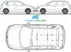 Volkswagen Polo (5 Door) 2002-2009-Rear Window Replacement-Rear Window-VehicleGlaze