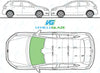 Volkswagen Polo (5 Door) 2009/-Windscreen Replacement-Windscreen-Green (standard tint 3%)-No Extra Options-VehicleGlaze