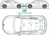Volkswagen Scirocco 2008/-Windscreen Replacement-Windscreen-Green (standard tint 3%)-Rain/Light Sensor-VehicleGlaze