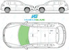 Volkswagen Tiguan 2007-2016-Windscreen Replacement-Windscreen-Green (standard tint 3%)-No Extra Options-VehicleGlaze
