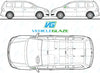 Volkswagen Touran 2003-2016-Rear Window Replacement-Rear Window-VehicleGlaze