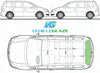 Volkswagen Touran 2003-2016-Rear Window Replacement-Rear Window-VehicleGlaze