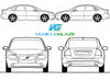 Volvo S40 2004-2012 Bodyglass-Bodyglass Replacement-VehicleGlaze-VehicleGlaze